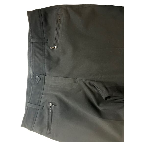 Talbots Petites Black Straight Leg Dress Pants Size 10P Zip Pockets Career - Picture 6 of 6